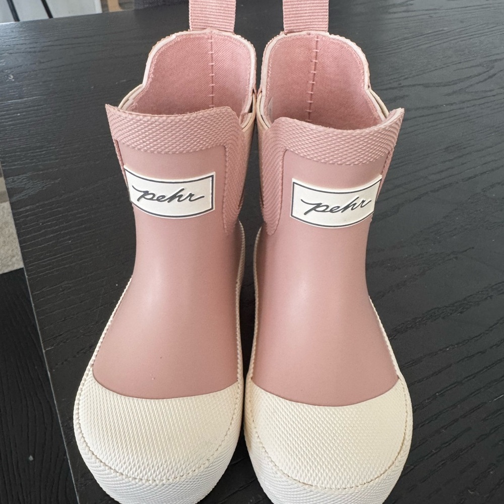 Pehr Pink Kids Rain Boots
